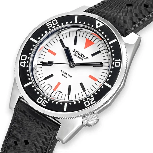 Reloj de buceo SQUALE 1521 Full Luminous Militaire 1521FUMIWT.HT 500M HECHO EN SUIZA - Imagen 5 de 6