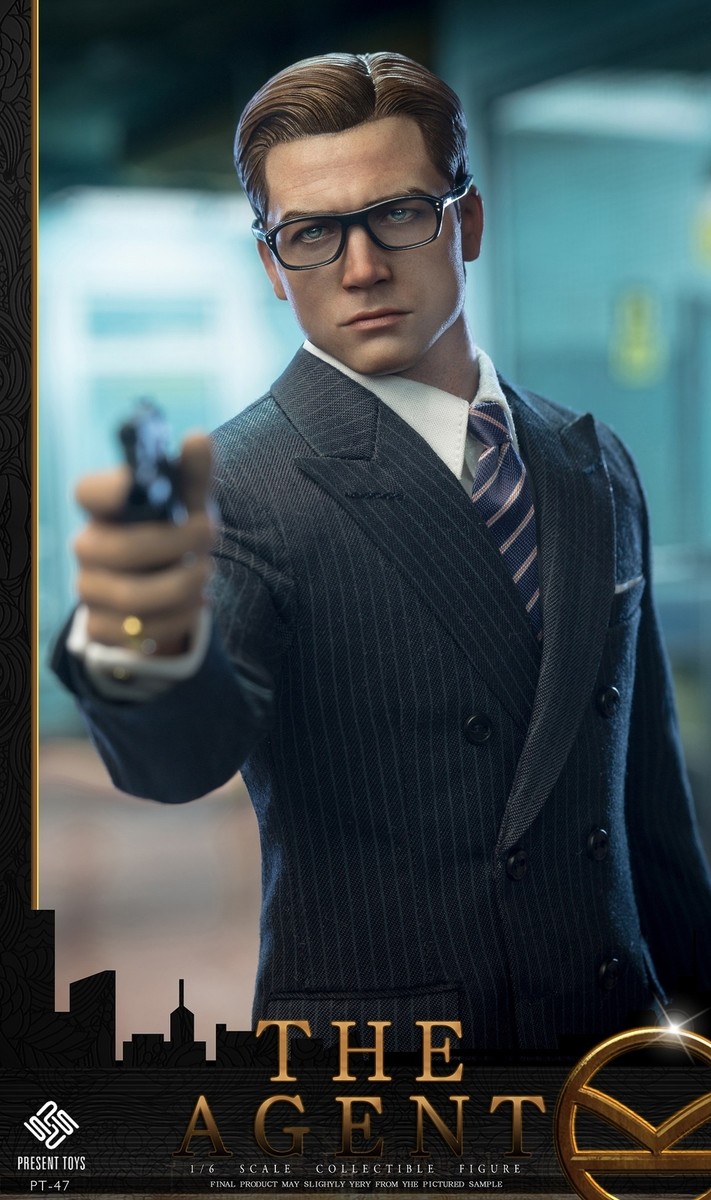PRESENT TOYS フィギュア キングスマン　エグジー Kingsman (キングスマン) フィギュア ゲイリー・“エグジー