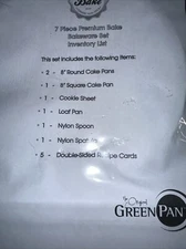 The Original Green Pan 7 Piece Bakeware Set￼ Brand New