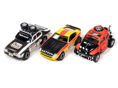 SC403 Auto World HO Scale slot Car 2023 Rel. 3 Hobby Exclusive Rally 3 Car Set
