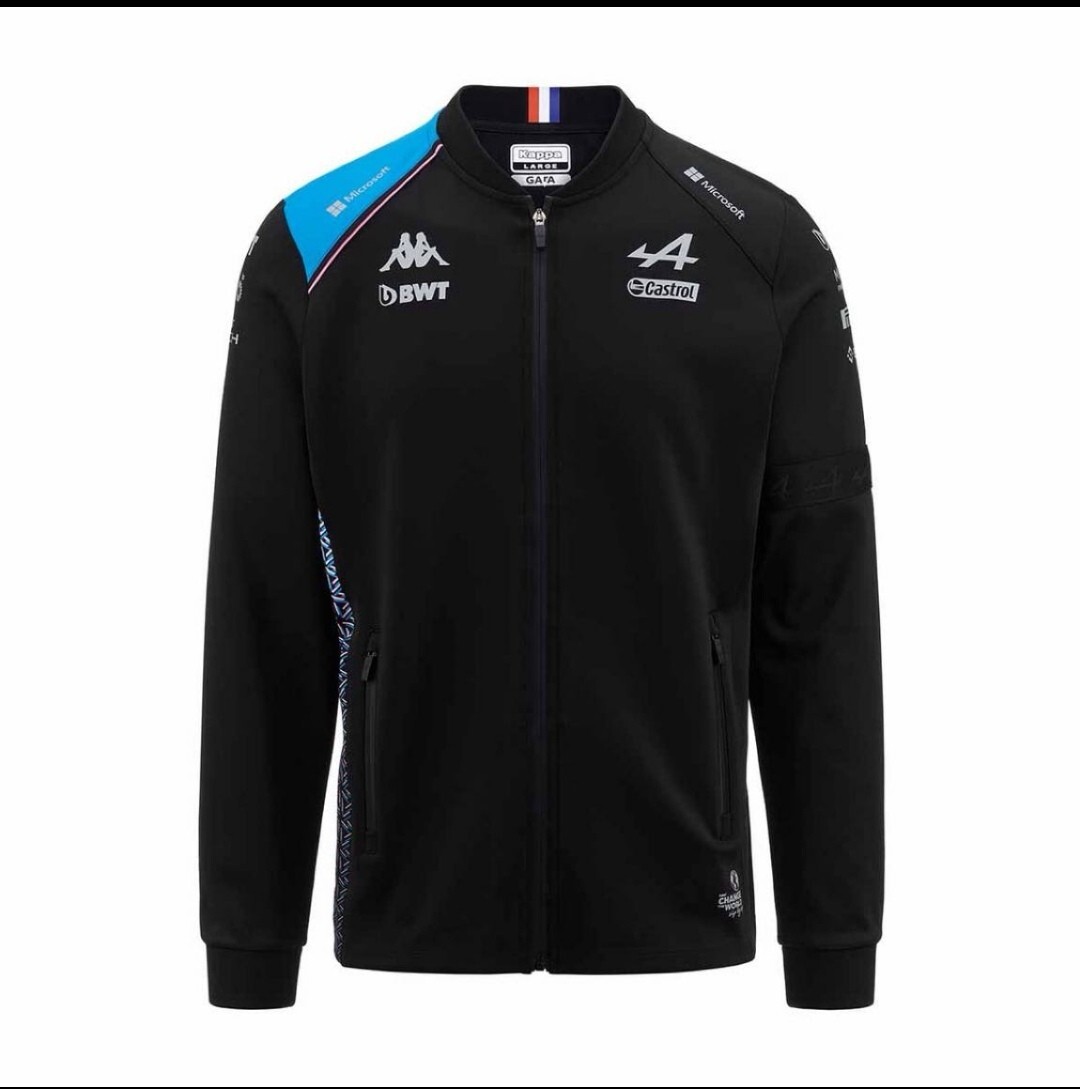 【再値下げ】BWT Alpine F1Team kappa ジャケット BWT Alpine F1 Team Official Kappa Men's Full Zip Sweatshirt