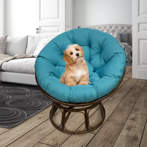 Papasan Chair Cushion Waterproof Oxford Cloth Circle Stuffed Egg Chair Cushions - Picture 75 of 111