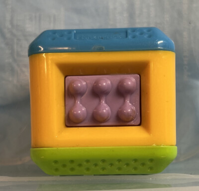 VINTAGE FISHER PRICE PEEK A BLOCKS SENSORY REPLACEMENT BLOCK SENSORY TOUCH