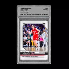 Graded 10 Caitlin Clark #159 RC Rookie Card 2024 Panini Instant Indiana Fever