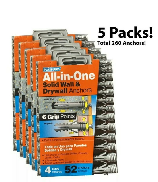 1 2 inch drywall anchors