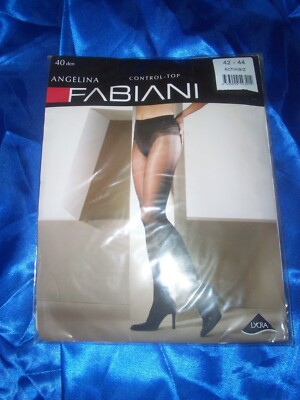 Fabiani Angelina Control Top Bauchweg Strumpfhose Gr. 42-44 schwarz 40 den OVP