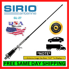 Sirio GL 27 Ground Less CB / HAM Antenna for Vehicles w/ Non-Metallic Body