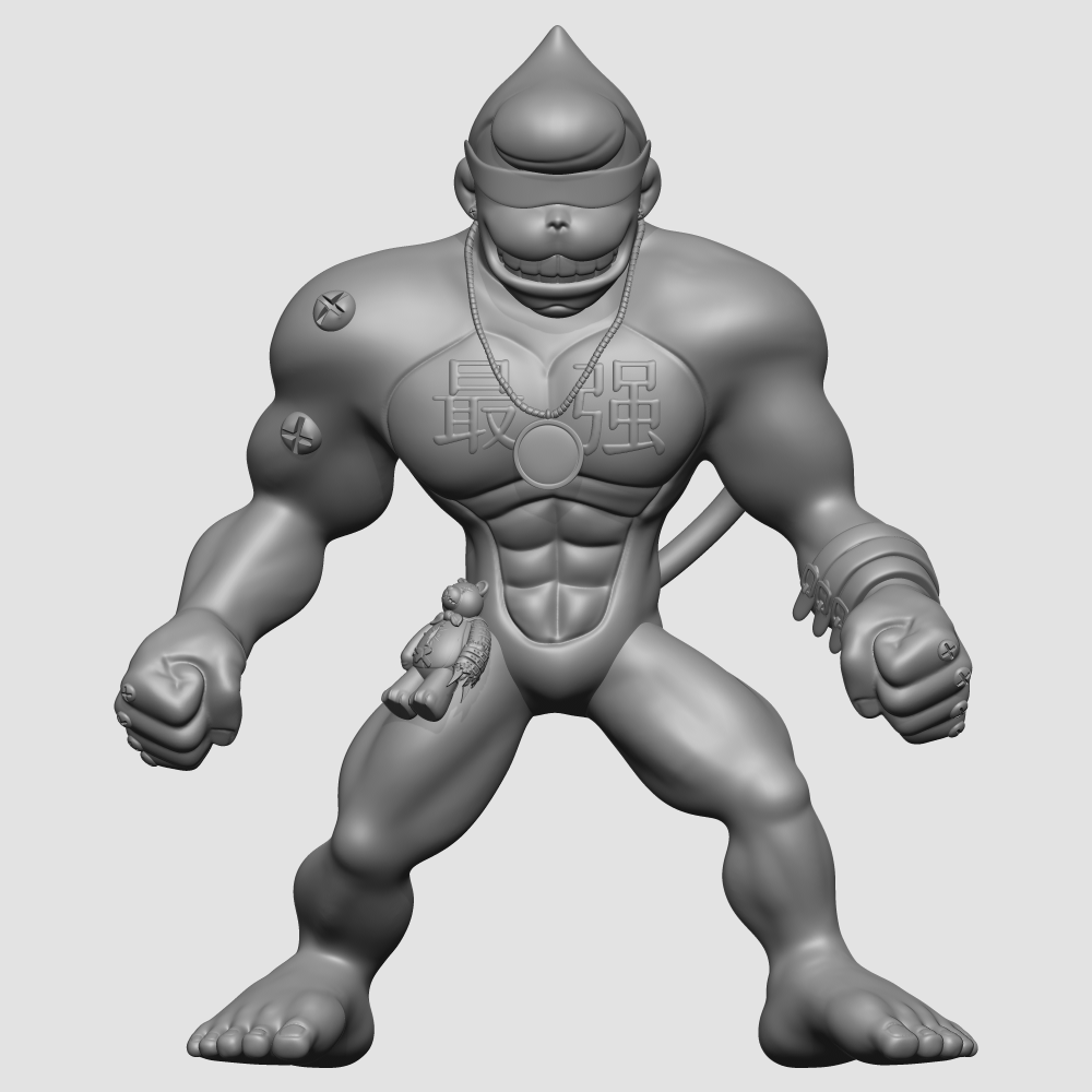Unpainted Digimon Metal Etemon GK Resin GARAGE KIT FIGURES Model