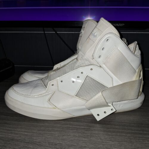 Mens Adidas C-10 White, Size 11.5 - C76051 - Picture 3 of 6