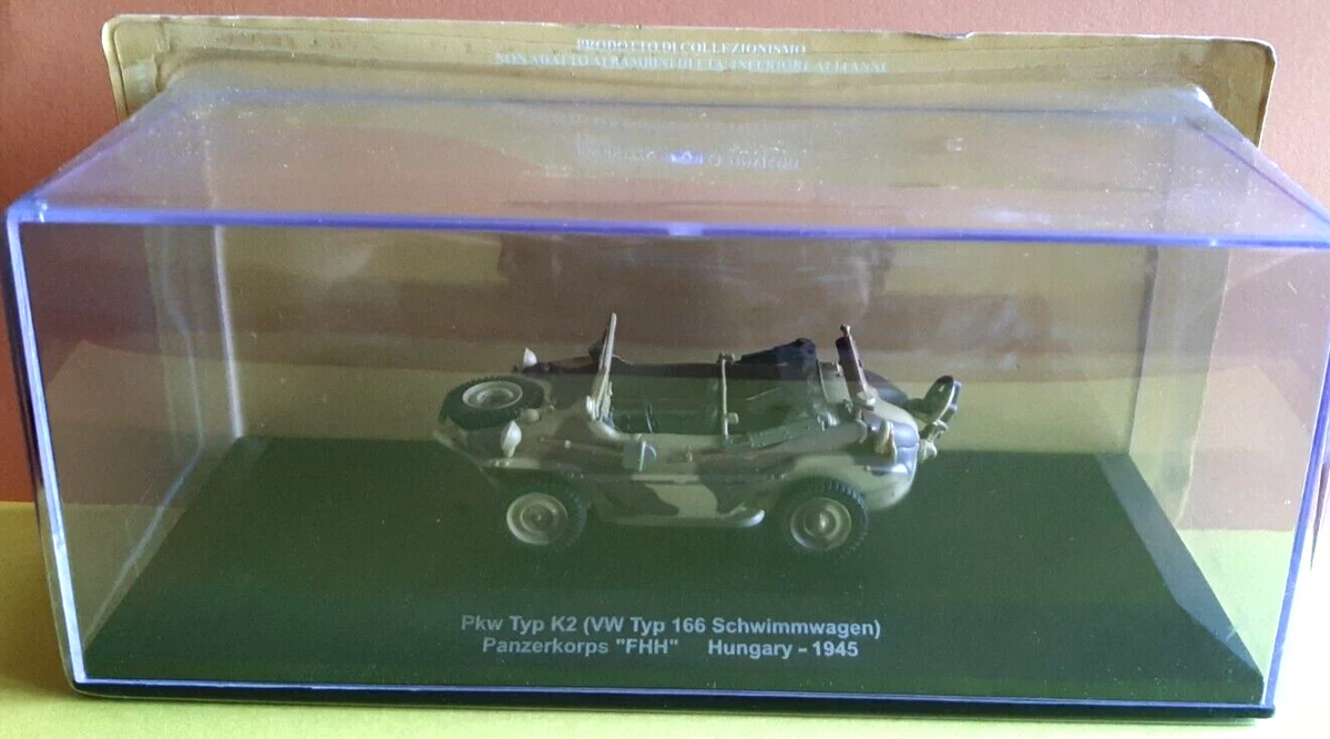 Pkw Typ K2 Amphibie Panzerkorps 1945 - Modèle Militaire Eaglemoss 1/43 - Neuf Sous Boîte