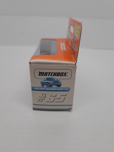 Vintage Matchbox Superfast 1998 Chevy Silverado Pick-up 4x4 MB #65 black New NIB - Picture 5 of 8