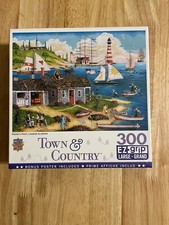 MasterPieces 300 Large EZ Grip Piece Jigsaw Puzzle Painters Point 18X24 Complete