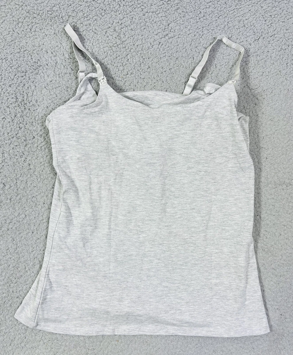 H&M Mama Nursing Gray Tank Top Size Medium Nwt