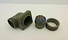 AMPHENOL 97-3108A-24-2S CABLE CONNECTOR 7PIN FEMALE SOCKET RIGHT ANGLE ELBOW 