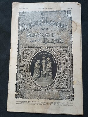 CATHOLIC RELIGIOUS MEMORABILIA 1916 Issue ORPHANS MESSENGER Jersey City