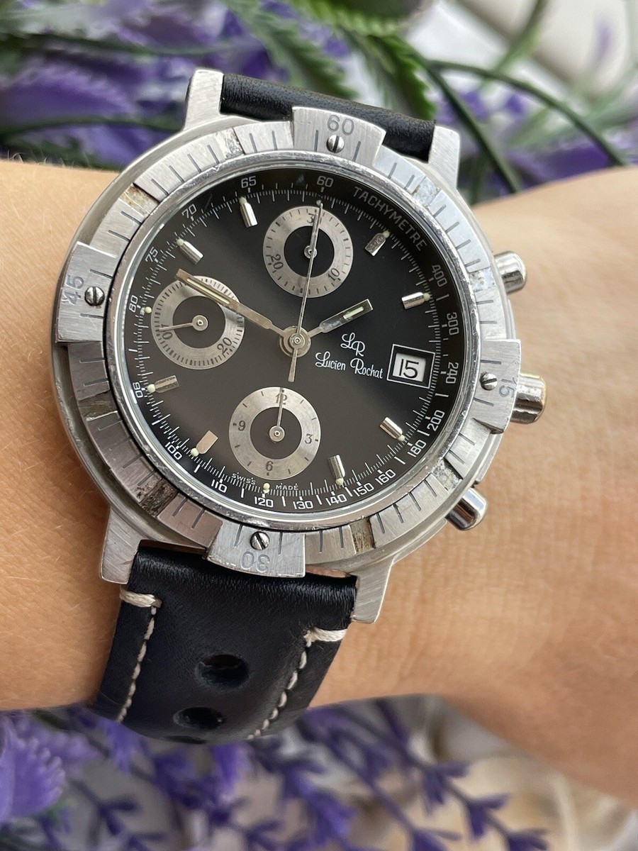 Lucien Rochat Chronograph 7750 Automatic Watch 21.100.014 Mens 42