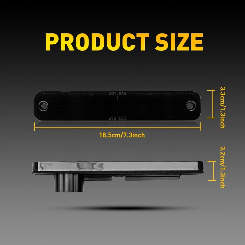 Para 73-79 Ford F100 F150 F250 F350 4x luzes indicadoras laterais dianteiras e traseiras de LED EOA - Imagem 4 de 4