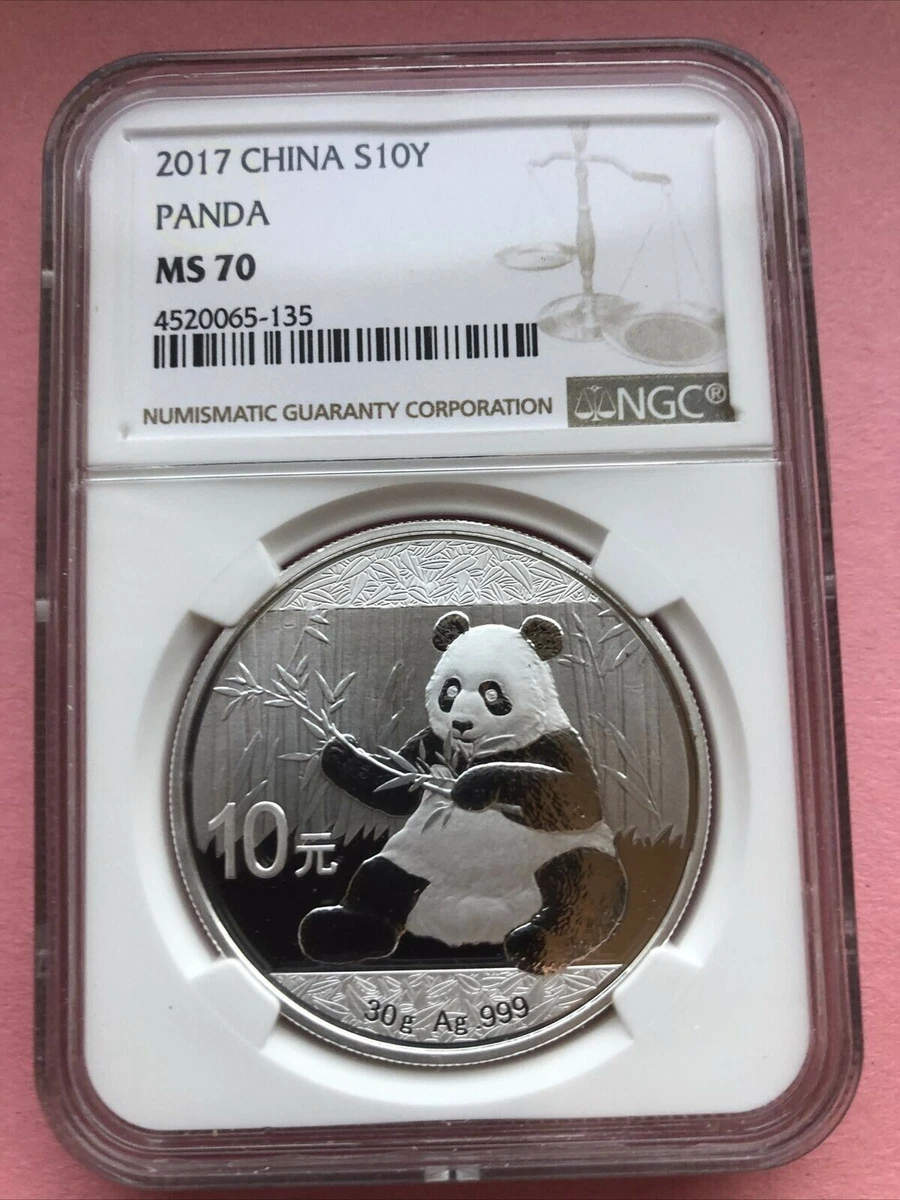 Chinese Panda MS 70 Graded 2017 Silver Bullion Coins for sale | eBay