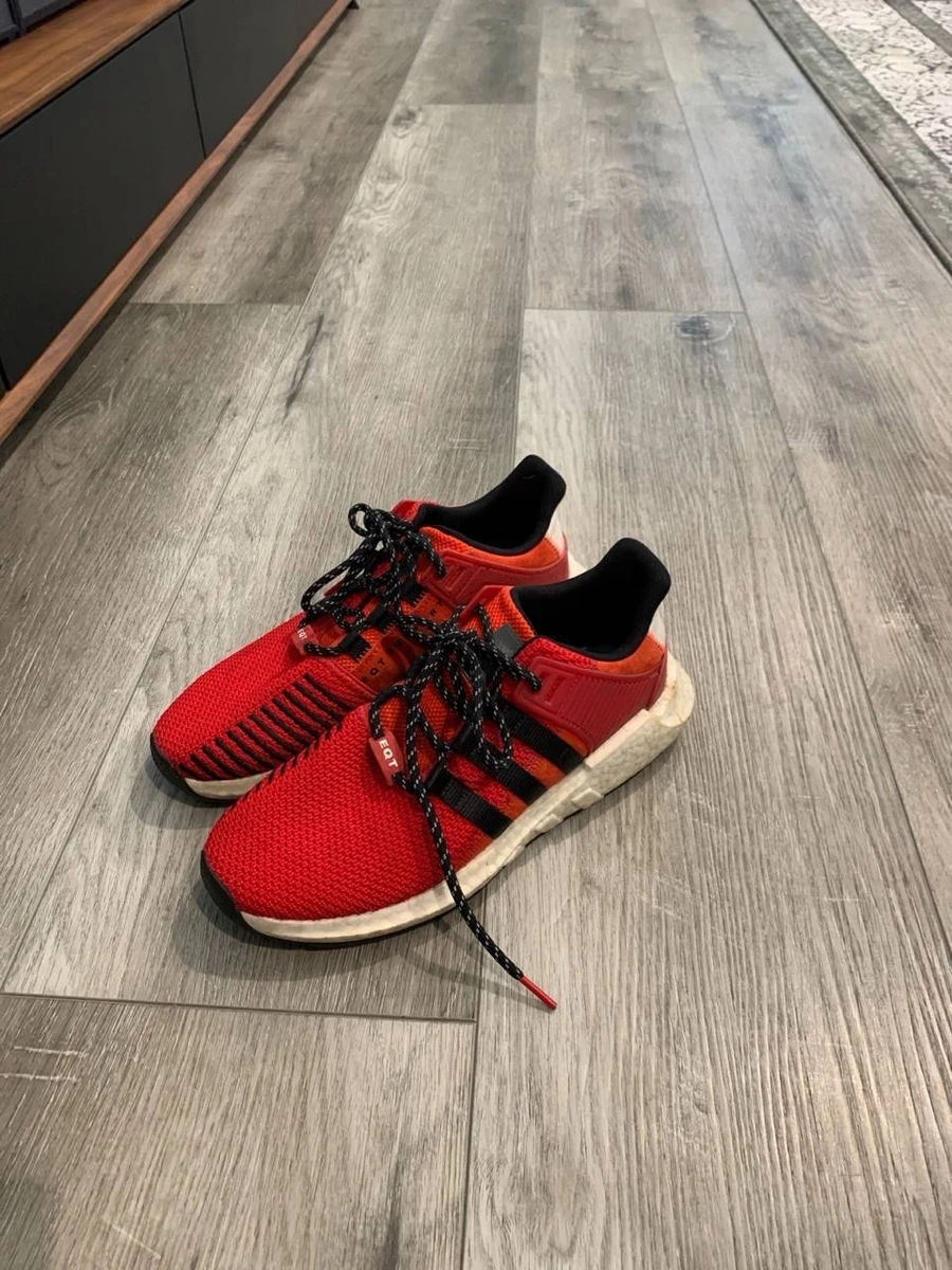 adidas EQT Support 93/17 Grey Black Scarlet for Sale  display picture 1