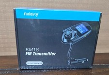 NULAXY KM18 FM Transmitter Bluetooth Car Adapter - Brand NEW Sealed