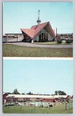 Howard Johnson's Motor Lodge Bethlehem Pennsylvania PA Multi-View Postcard Motel