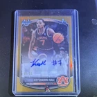 2025-27 Bowman Chrome Keyshawn Hall Gold Auto /50