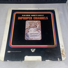 Improper Channels - CED SelectaVision Videodisc, 1981 Comedy, Alan Arkin