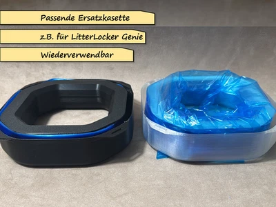 HANDGEFERTIGT Nachfüll- und Ersatzkassette passend z.B. für System Genie von LitterLocker
