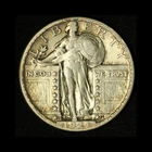 1924-D 25C Standing Liberty Silver Quarter - Free Shipping USA
