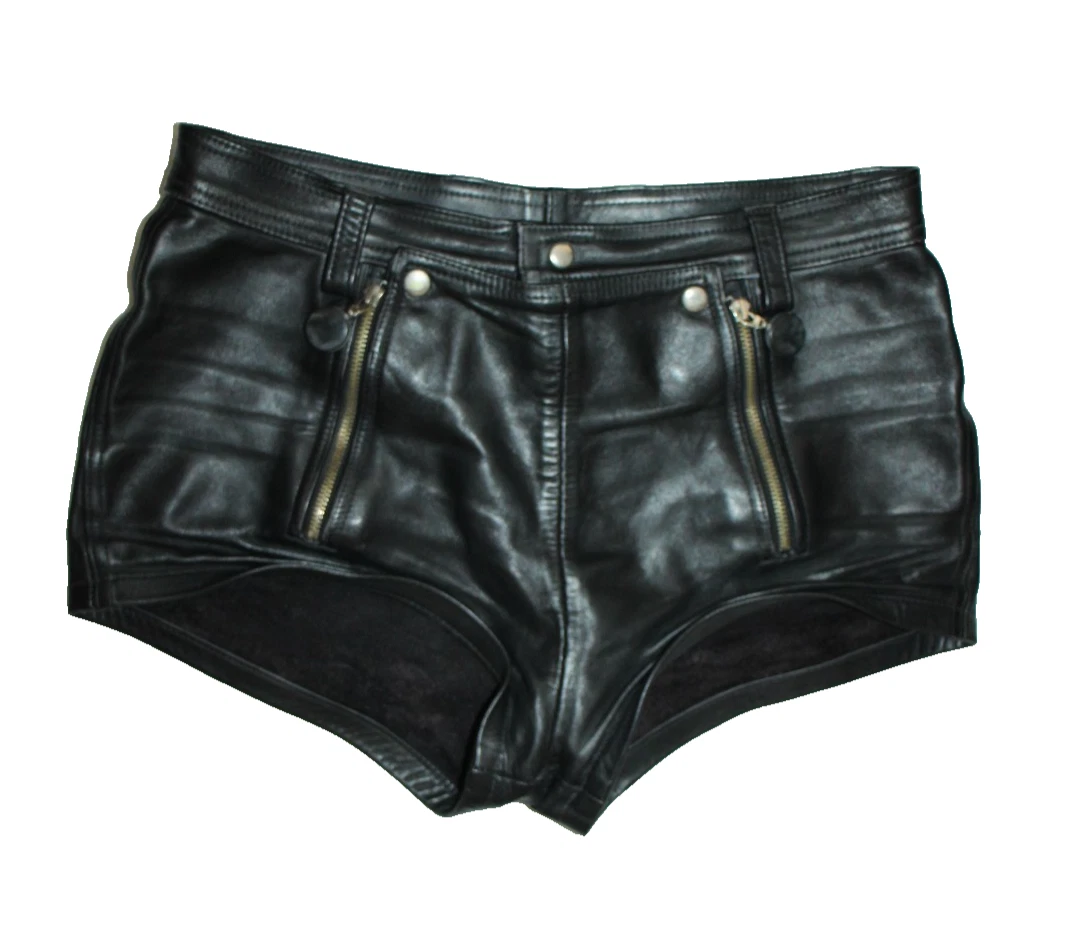 ranrann Short Homme Brillant Sexy Caleçon Trunks Boxer Métallique