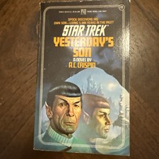 STAR TREK Paperback Novel Yesterday's Son by A. C. Crispin