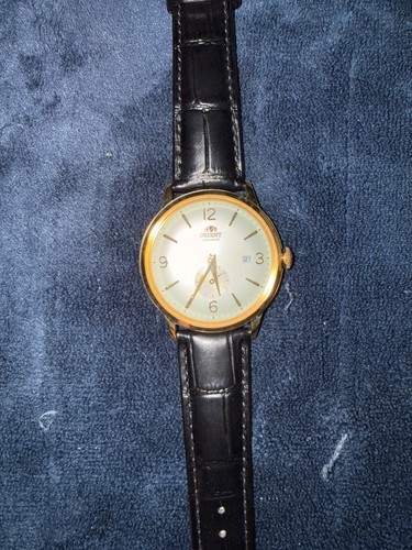 Orient Bambino RA-AP0004S30B Automatic White Dial Brown Leather Men's Watch