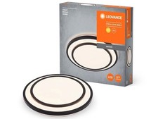 Lámpara De Techo Berlín, 24 W, Negra, Blanco Cálido, 390 Mm - A