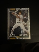 Colby Thomas RC Topps Silver Sparkle Rookie Oakland Athletics
