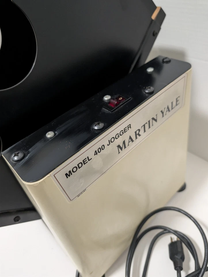 Jogger de papel de mesa Martin Yale modelo 400 *Funciona* Foto 2 de 4