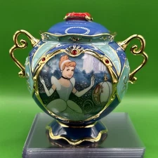 Vtg 50th Anniversary DISNEY Cinderella Music Box Ardleigh Elliott Figurine 2000