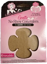 Hollywood Fashion Secrets Gentle No-Show Nipple Concealers For Dark Skin Tones