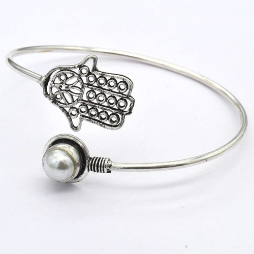 Bracciale con pendente a forma di zampa in oro giallo/rosa massiccio 14K o argento sterling 925 - Italia