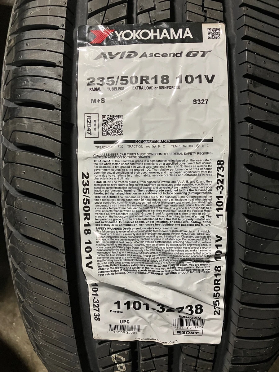 Yokohama 235/50/18 All Season Tires for sale | eBay