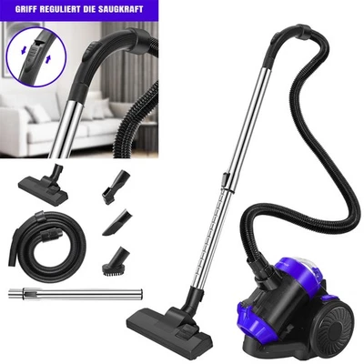 DAYPLUS 3800W Zylinder-Staubsauger Beutellos Bodenstaubsauger Zyklon Sauger HEPA-Filter