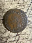 1885 Indian Head Cent Penny Full Readable Date Circulated US Coin Copper