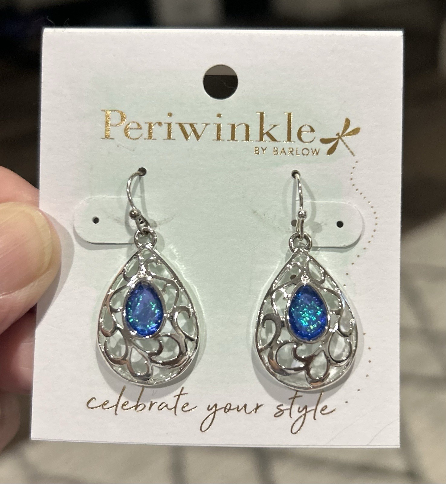 Barlow Periwinkle Stud Earrings for Women