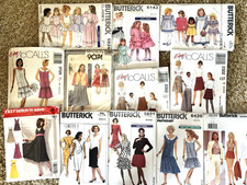Buyers Choice Variety Girls Misses Women Clothing Sewing Patterns Uncut Cut Vtg