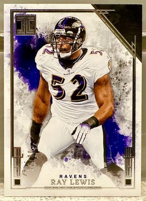 JERSEY # MATCH! 2025 Panini Impeccable Ray Lewis 52/80! RAVENS!