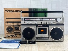 TOSHIBA RT-7770S Boombox Radio Cassette Serviced Working Vintage Japan With Box
