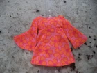 TALKING P.J. # 1113 * Floral Mini Dress * 1969-72 Mod Vintage Barbie * Flaw Read