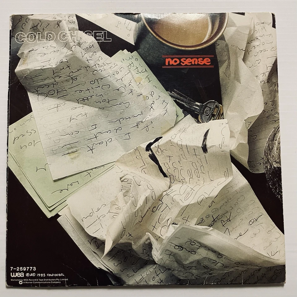 Disco de vinilo Cold Chisel Hold Me apretado/sin sentido 7” 45 rpm 7-259773 wea 1983 Foto 4 de 4