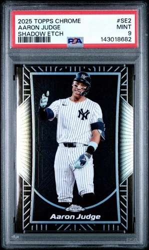 2025 Topps Chrome - Shadow Etch Aaron Judge #SE-2 PSA 9