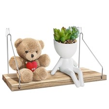 Cubicle Shelf for Fabric Walls with Hooks, Cubicle Storage Shelf Hanger,