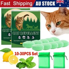 Cat Repellent Pellets for Outdoor- Peppermint & Lemongrass Oil Deterrent Pellets